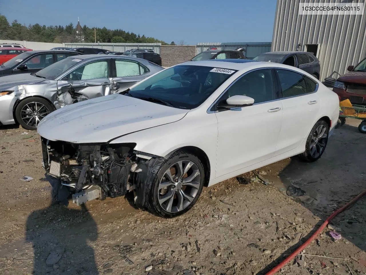 2015 Chrysler 200 C VIN: 1C3CCCEG4FN630115 Lot: 70849444