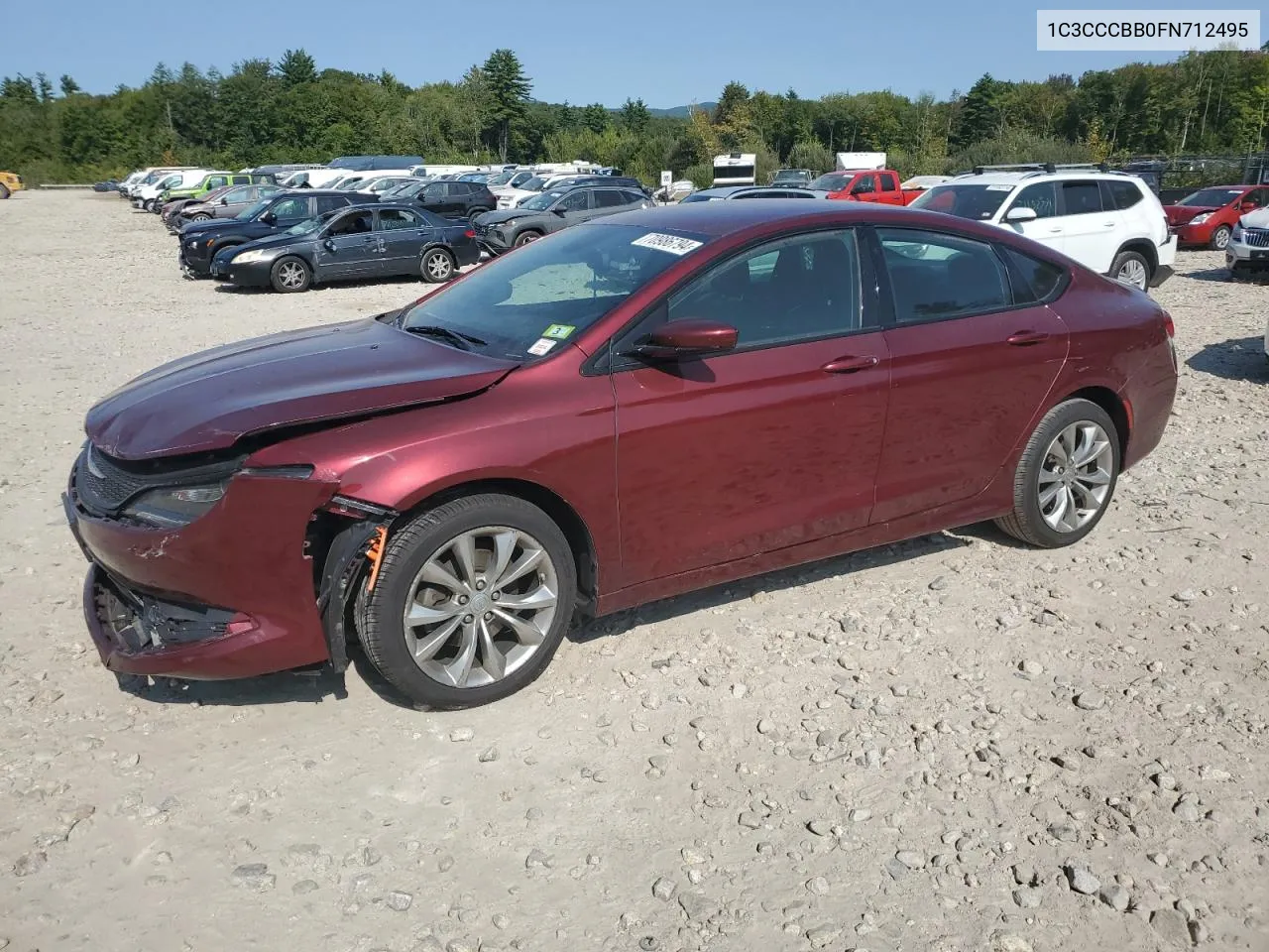 2015 Chrysler 200 S VIN: 1C3CCCBB0FN712495 Lot: 70986794