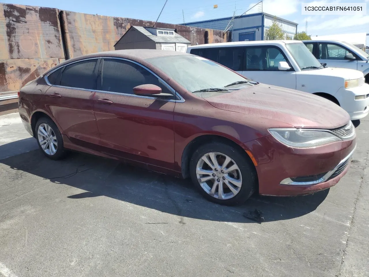 1C3CCCAB1FN641051 2015 Chrysler 200 Limited