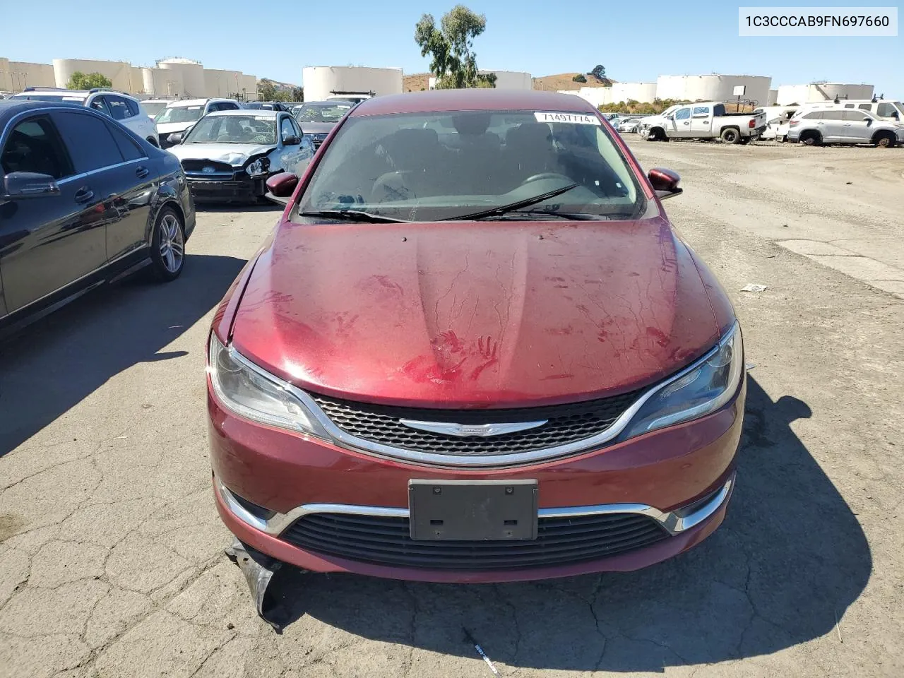 1C3CCCAB9FN697660 2015 Chrysler 200 Limited