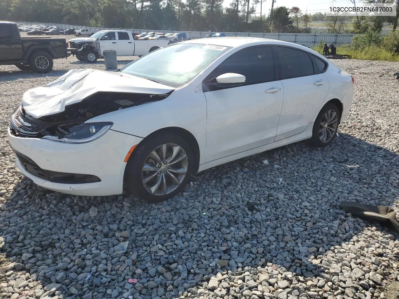 2015 Chrysler 200 S VIN: 1C3CCCBB2FN687003 Lot: 71522584