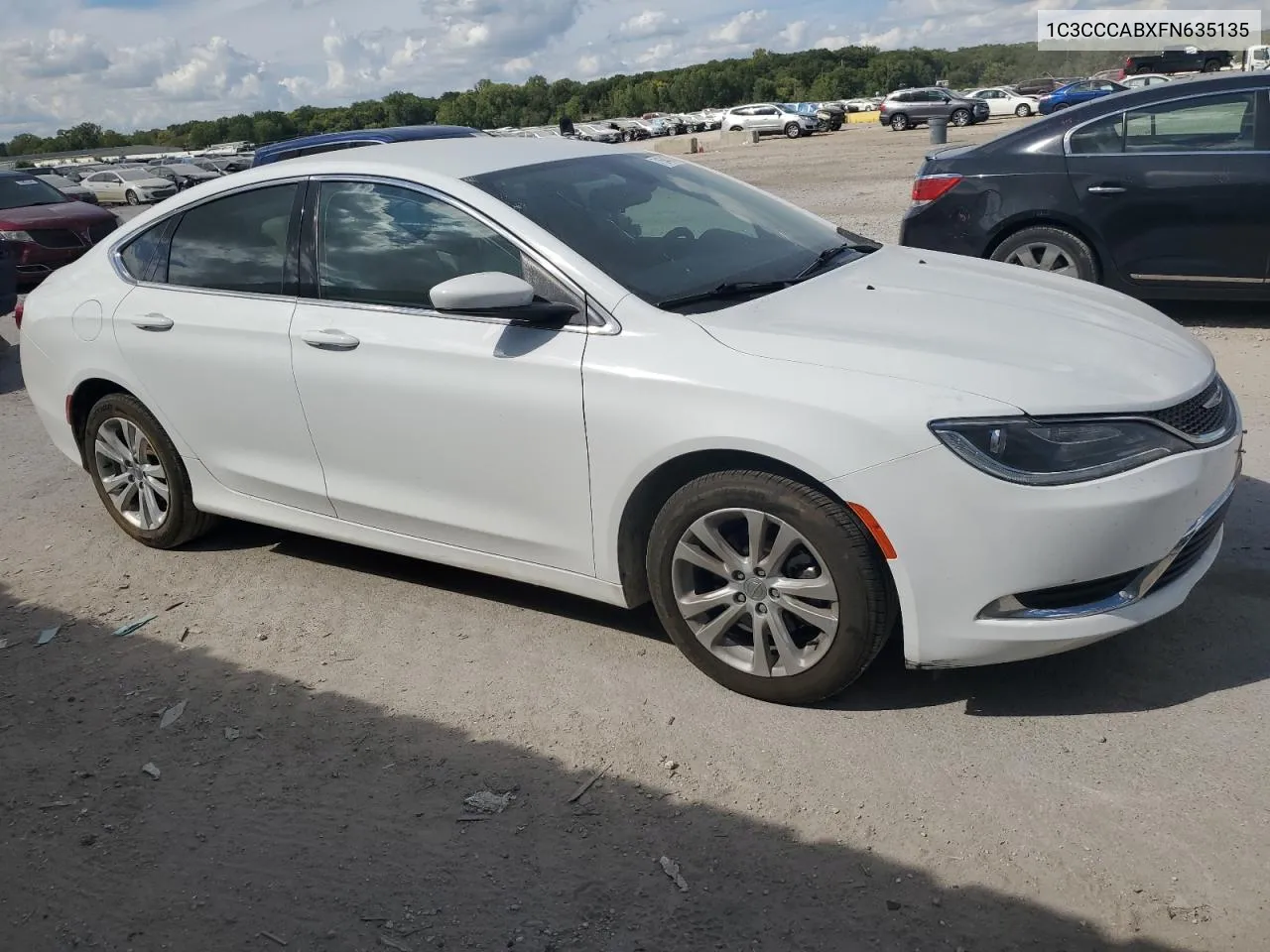 2015 Chrysler 200 Limited VIN: 1C3CCCABXFN635135 Lot: 71544714