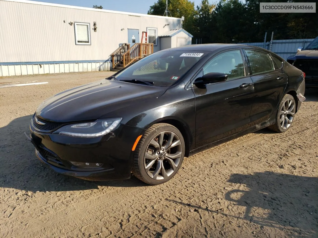 2015 Chrysler 200 S VIN: 1C3CCCDG9FN543666 Lot: 71563934