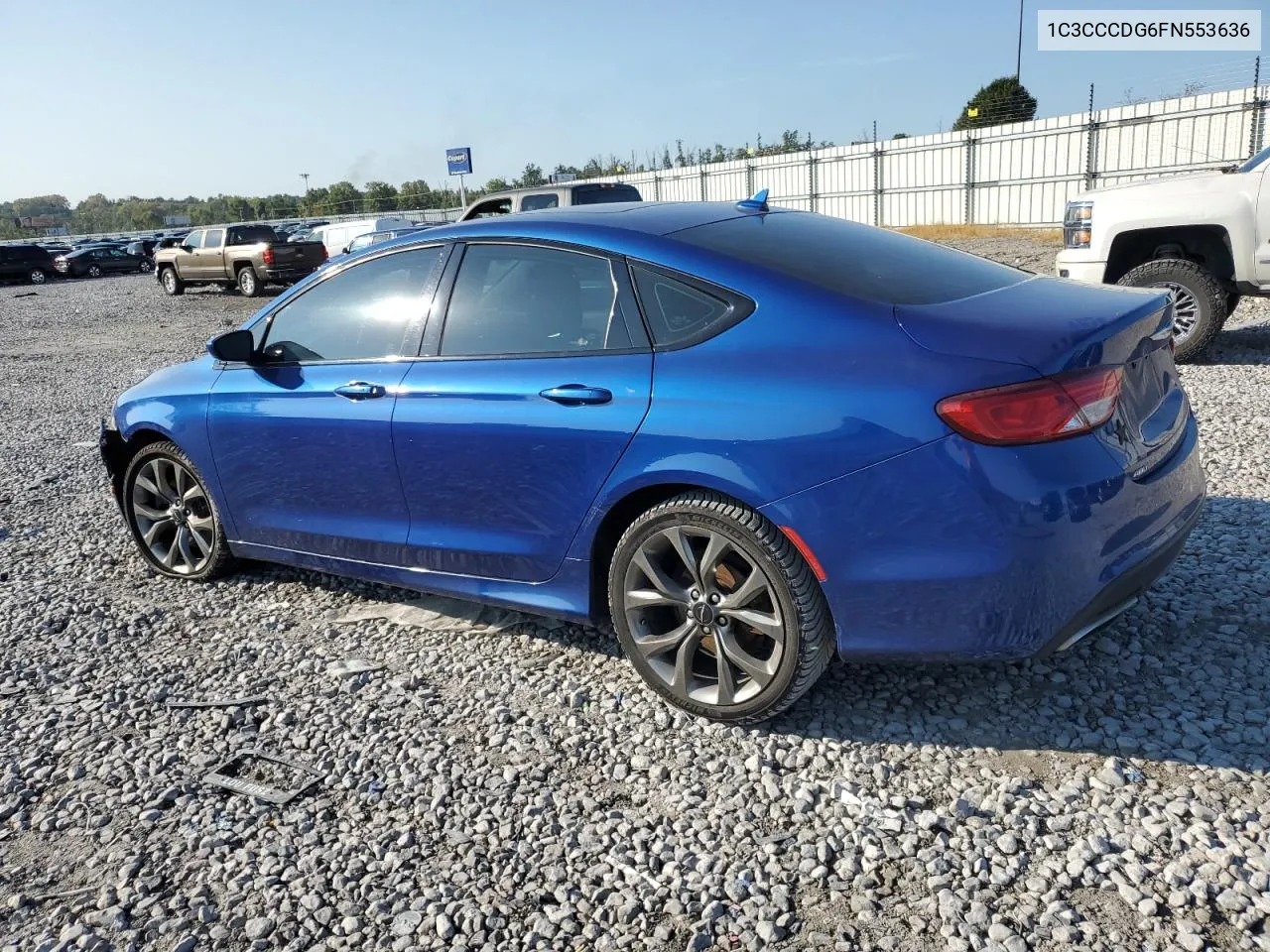 2015 Chrysler 200 S VIN: 1C3CCCDG6FN553636 Lot: 71669934