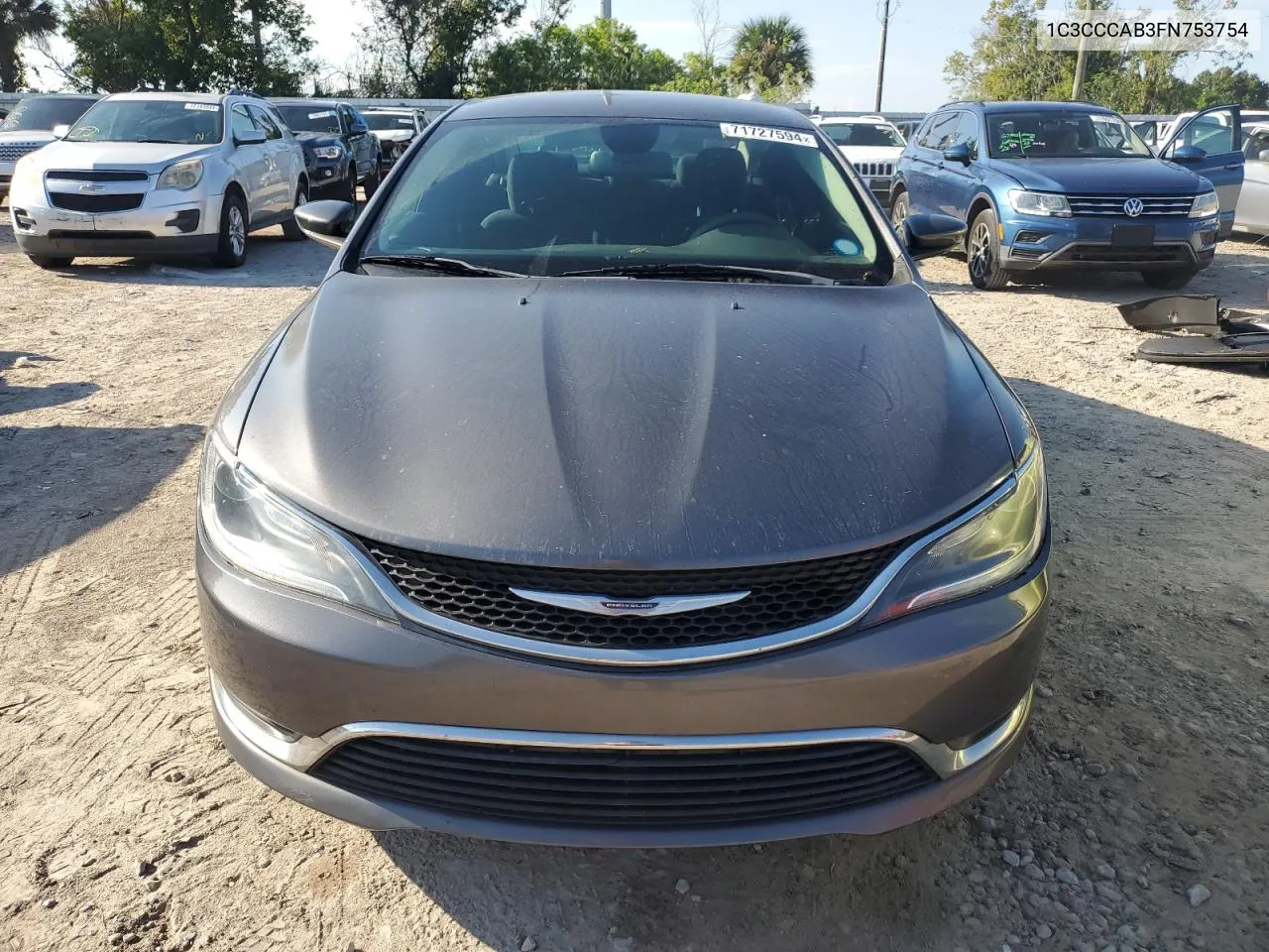 2015 Chrysler 200 Limited VIN: 1C3CCCAB3FN753754 Lot: 71727594