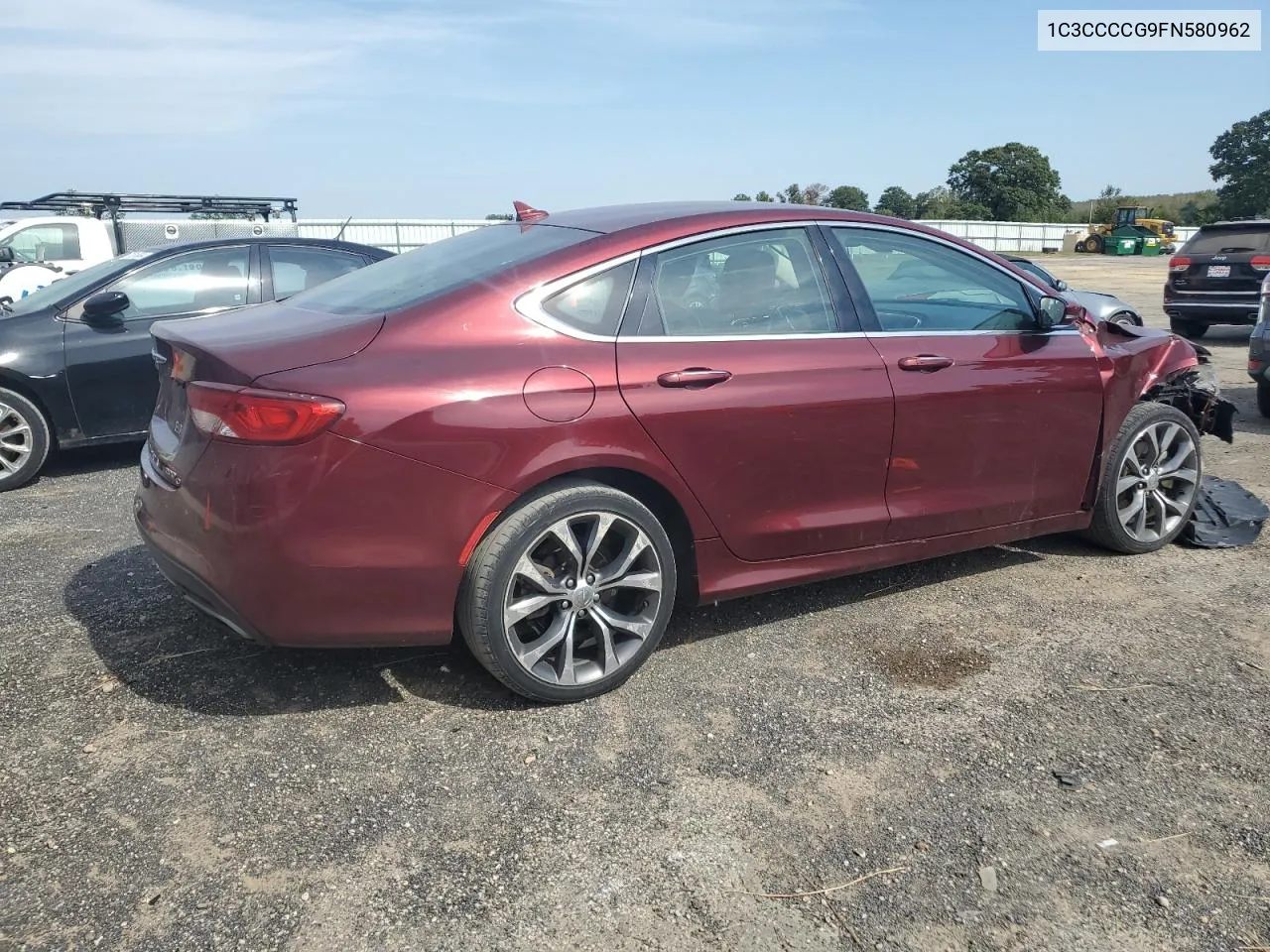 2015 Chrysler 200 C VIN: 1C3CCCCG9FN580962 Lot: 71940084