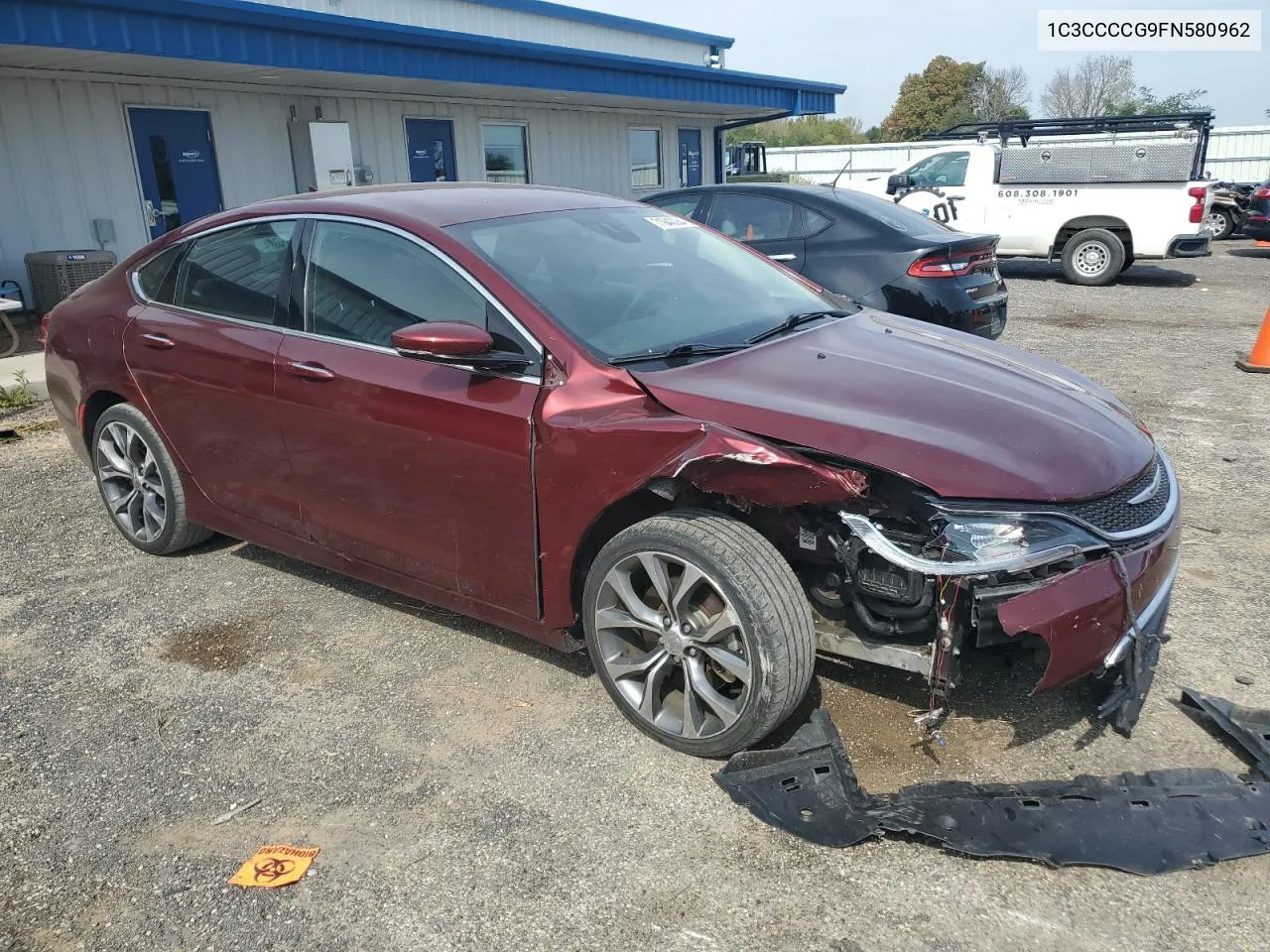 2015 Chrysler 200 C VIN: 1C3CCCCG9FN580962 Lot: 71940084