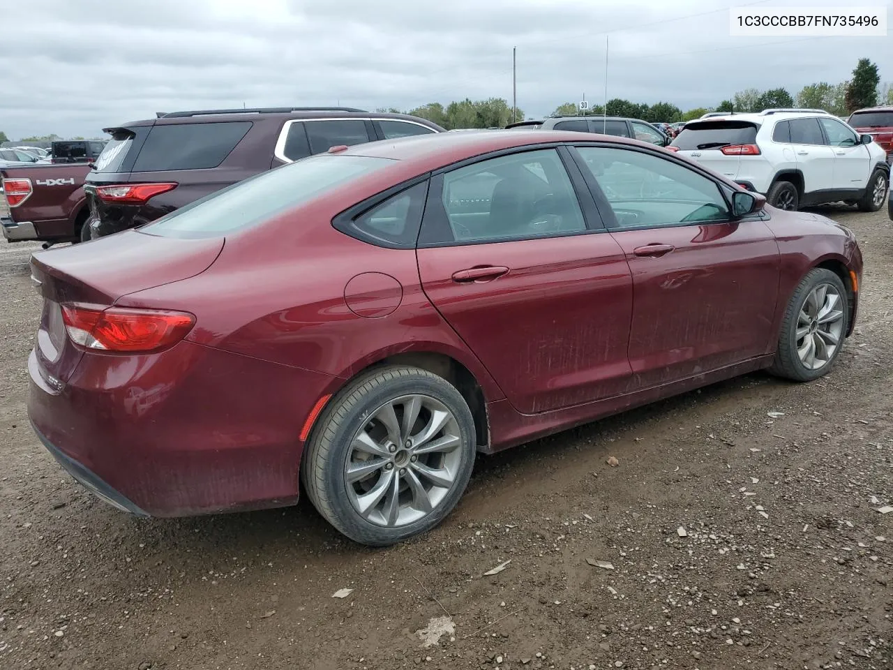 2015 Chrysler 200 S VIN: 1C3CCCBB7FN735496 Lot: 72051444