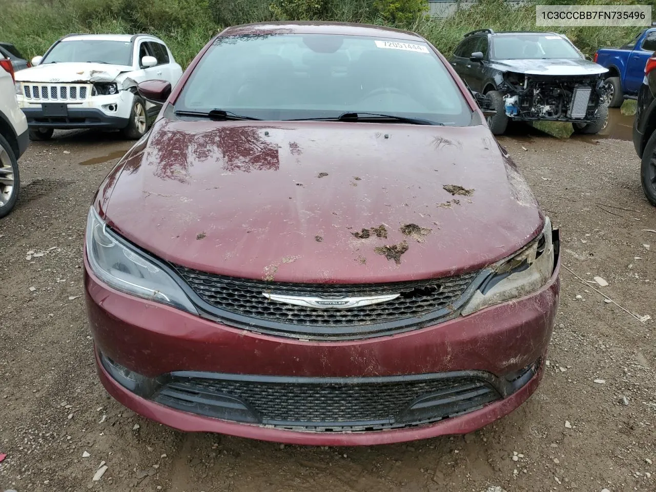 2015 Chrysler 200 S VIN: 1C3CCCBB7FN735496 Lot: 72051444