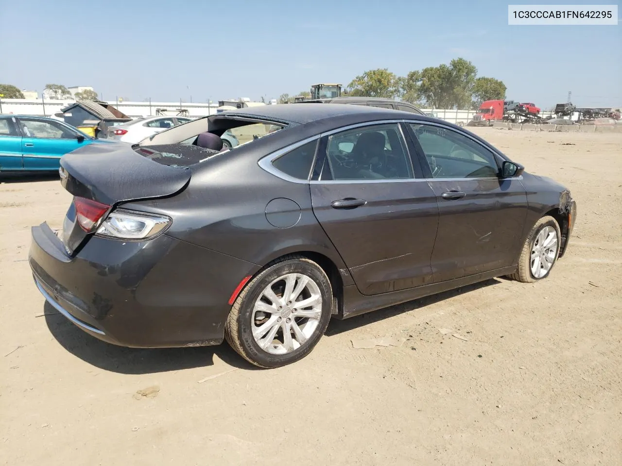 2015 Chrysler 200 Limited VIN: 1C3CCCAB1FN642295 Lot: 72205984