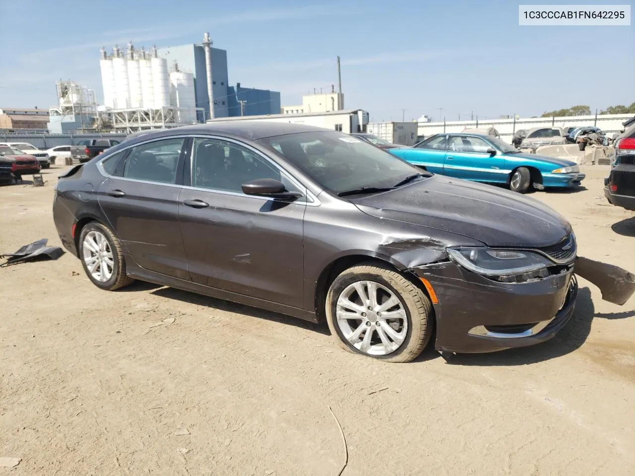 2015 Chrysler 200 Limited VIN: 1C3CCCAB1FN642295 Lot: 72205984