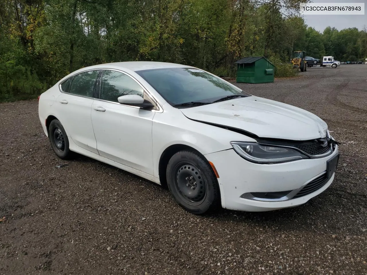 2015 Chrysler 200 Limited VIN: 1C3CCCAB3FN678943 Lot: 72337654