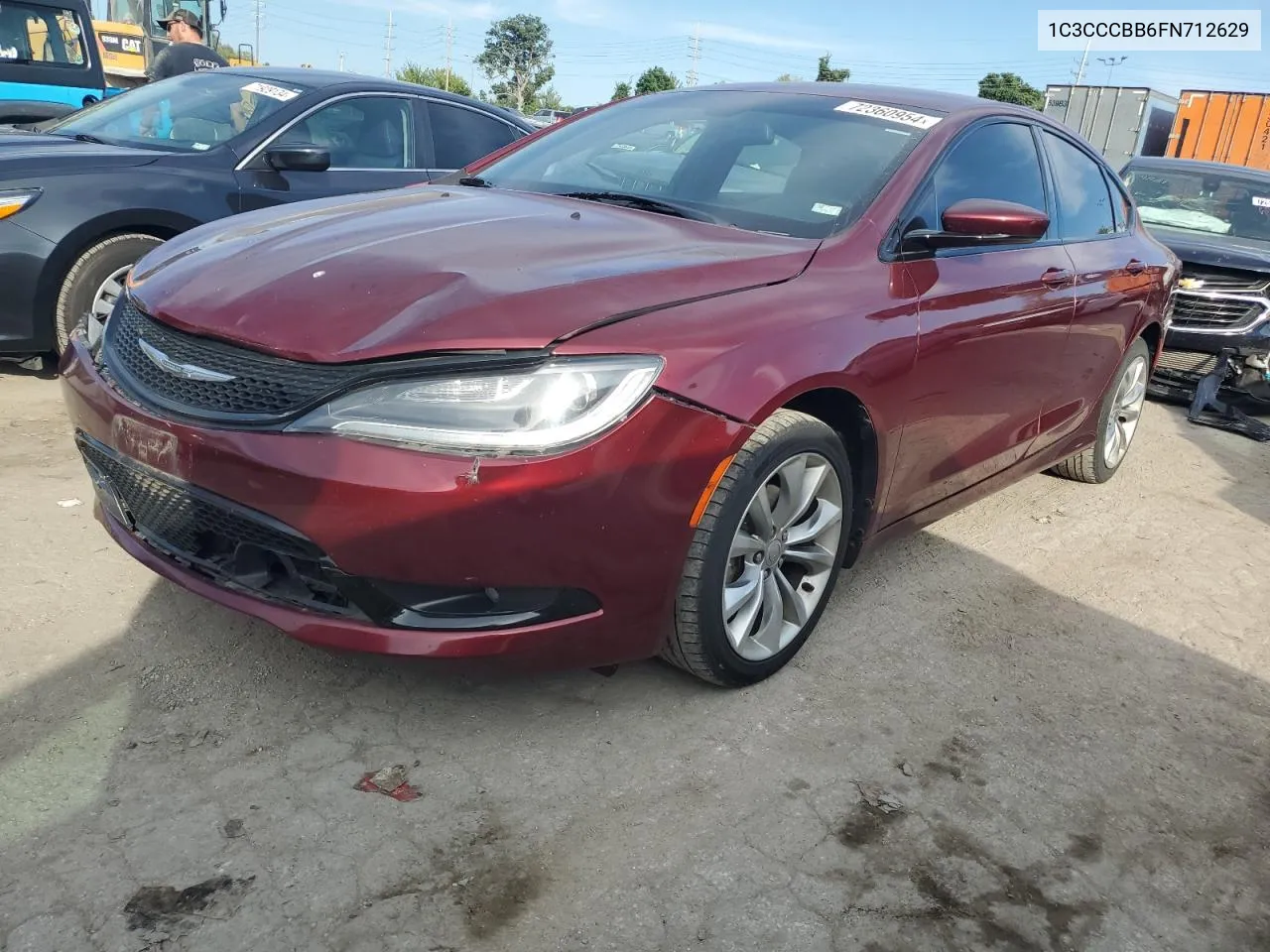 2015 Chrysler 200 S VIN: 1C3CCCBB6FN712629 Lot: 72360954