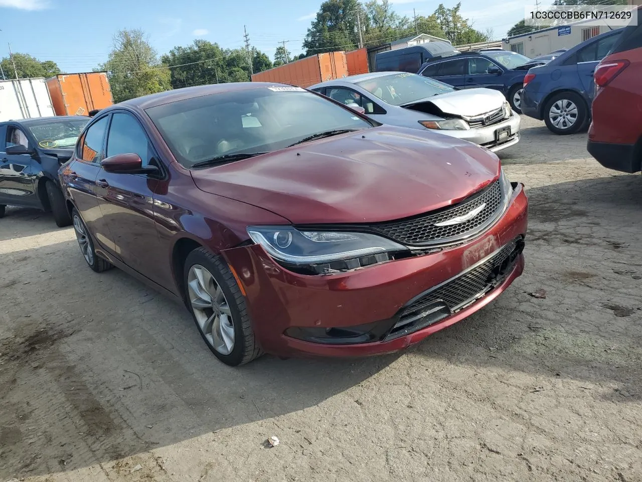 2015 Chrysler 200 S VIN: 1C3CCCBB6FN712629 Lot: 72360954