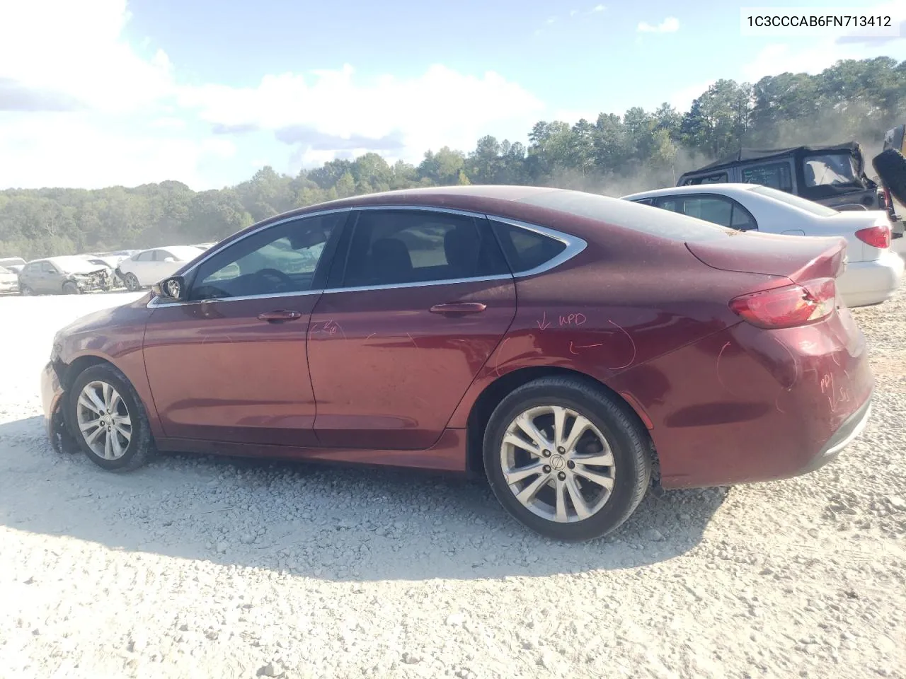 2015 Chrysler 200 Limited VIN: 1C3CCCAB6FN713412 Lot: 72403364