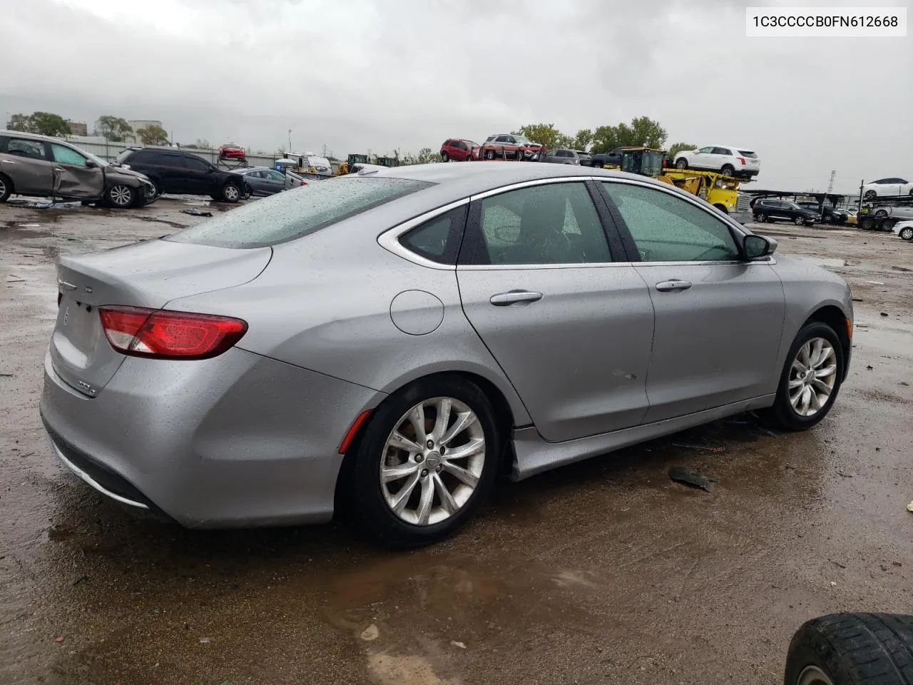 2015 Chrysler 200 C VIN: 1C3CCCCB0FN612668 Lot: 72605344