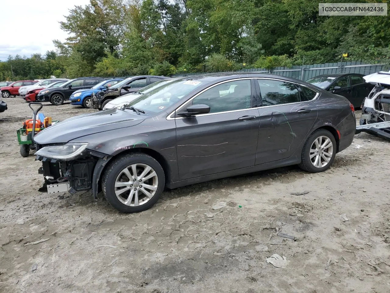 2015 Chrysler 200 Limited VIN: 1C3CCCAB4FN642436 Lot: 72629814