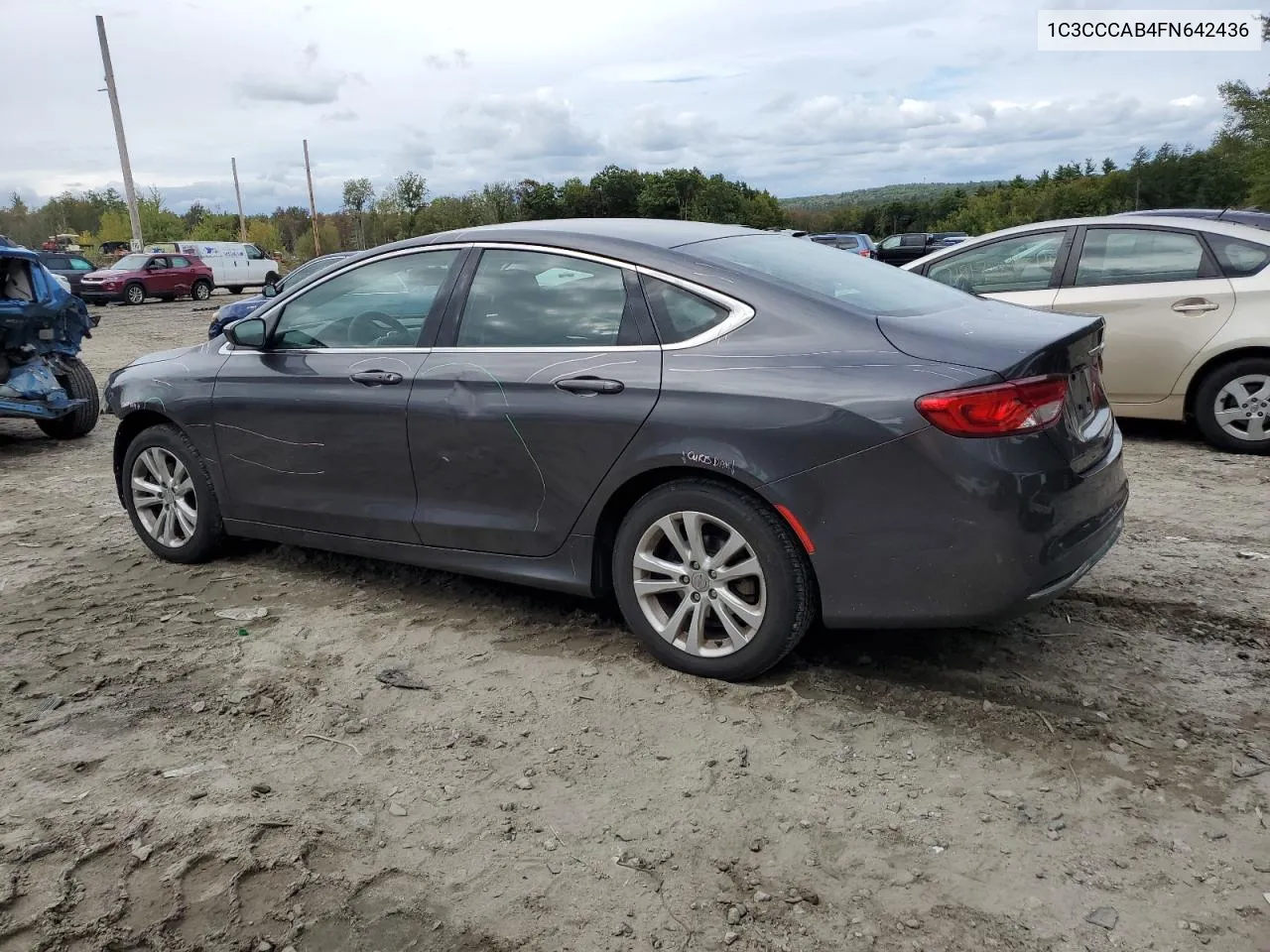 2015 Chrysler 200 Limited VIN: 1C3CCCAB4FN642436 Lot: 72629814