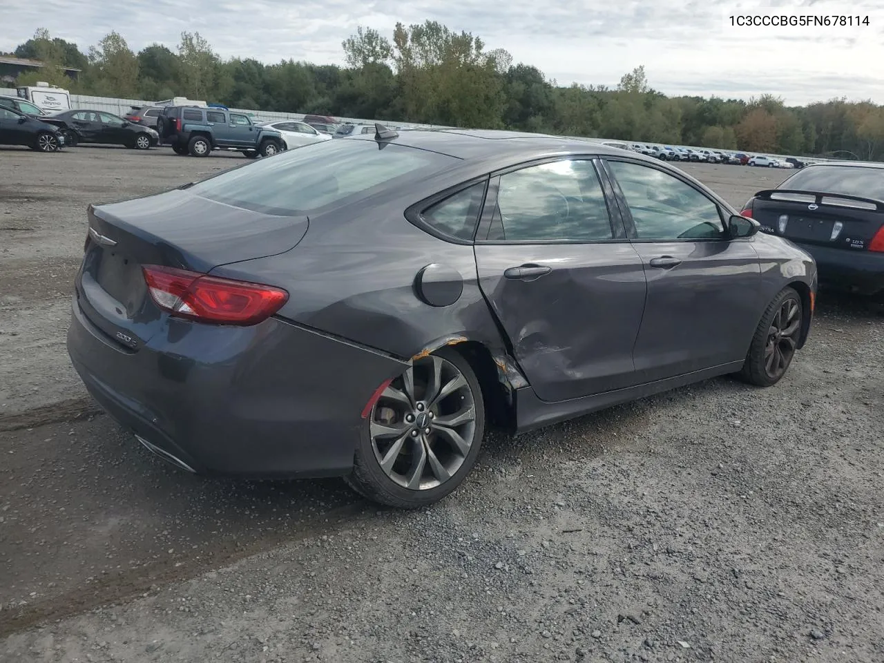 2015 Chrysler 200 S VIN: 1C3CCCBG5FN678114 Lot: 72643594