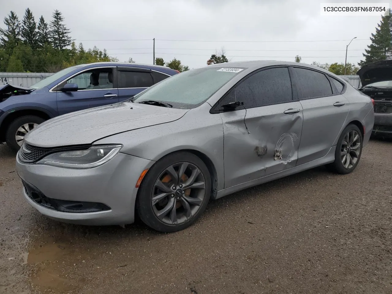 2015 Chrysler 200 S VIN: 1C3CCCBG3FN687054 Lot: 72732034