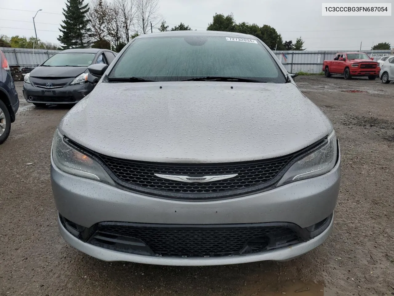 2015 Chrysler 200 S VIN: 1C3CCCBG3FN687054 Lot: 72732034