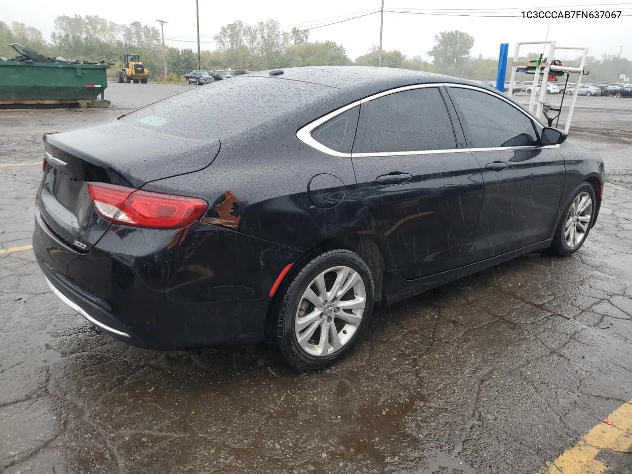 2015 Chrysler 200 Limited VIN: 1C3CCCAB7FN637067 Lot: 72738964