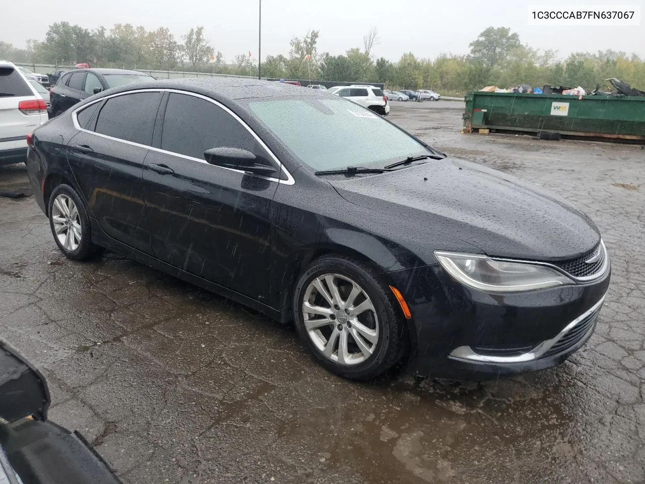 2015 Chrysler 200 Limited VIN: 1C3CCCAB7FN637067 Lot: 72738964