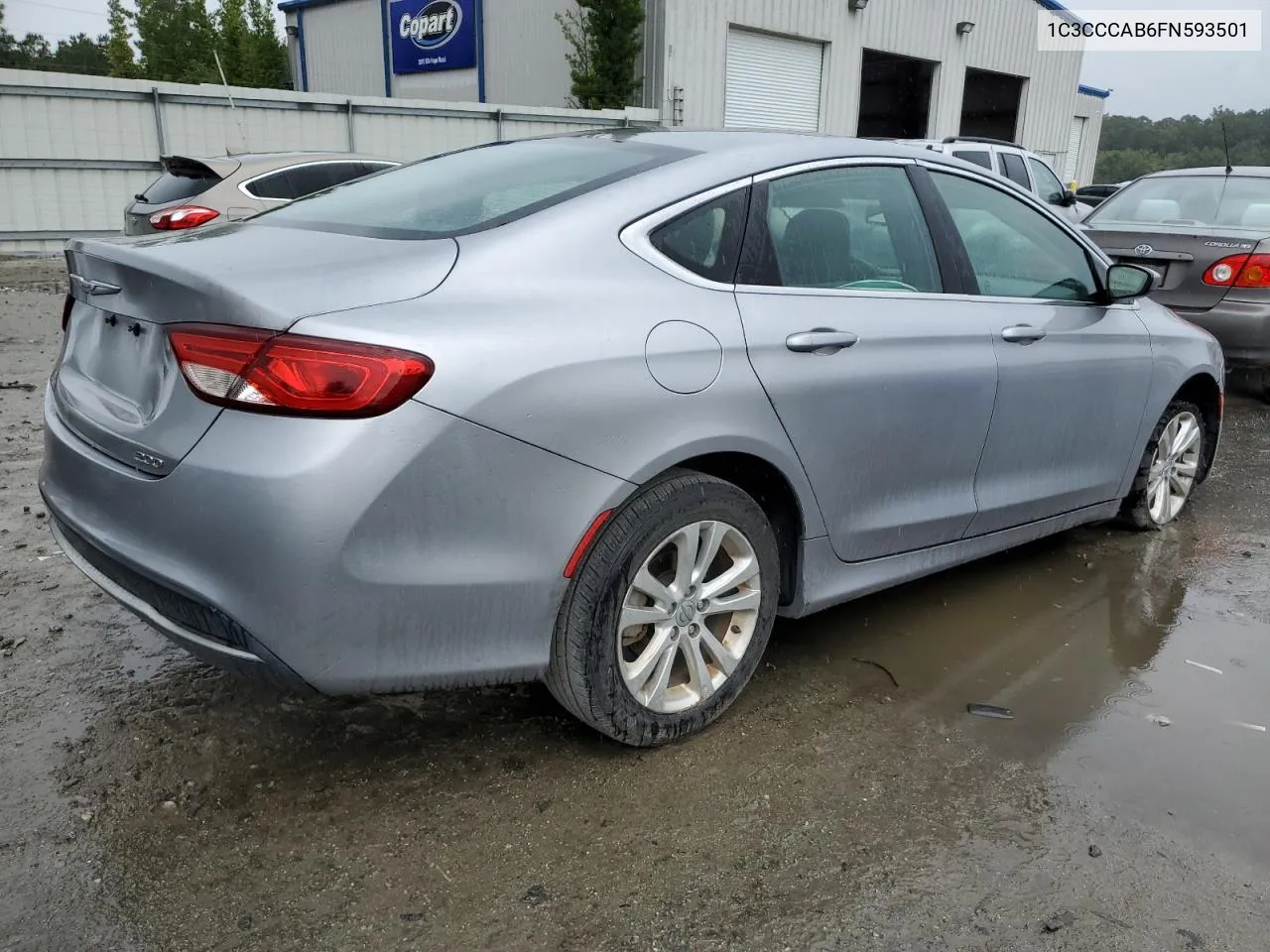 2015 Chrysler 200 Limited VIN: 1C3CCCAB6FN593501 Lot: 72806894