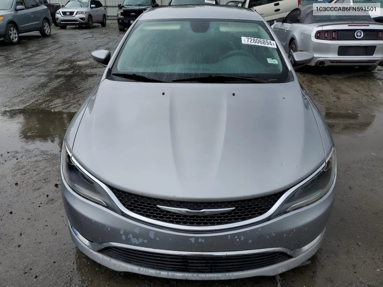 2015 Chrysler 200 Limited VIN: 1C3CCCAB6FN593501 Lot: 72806894