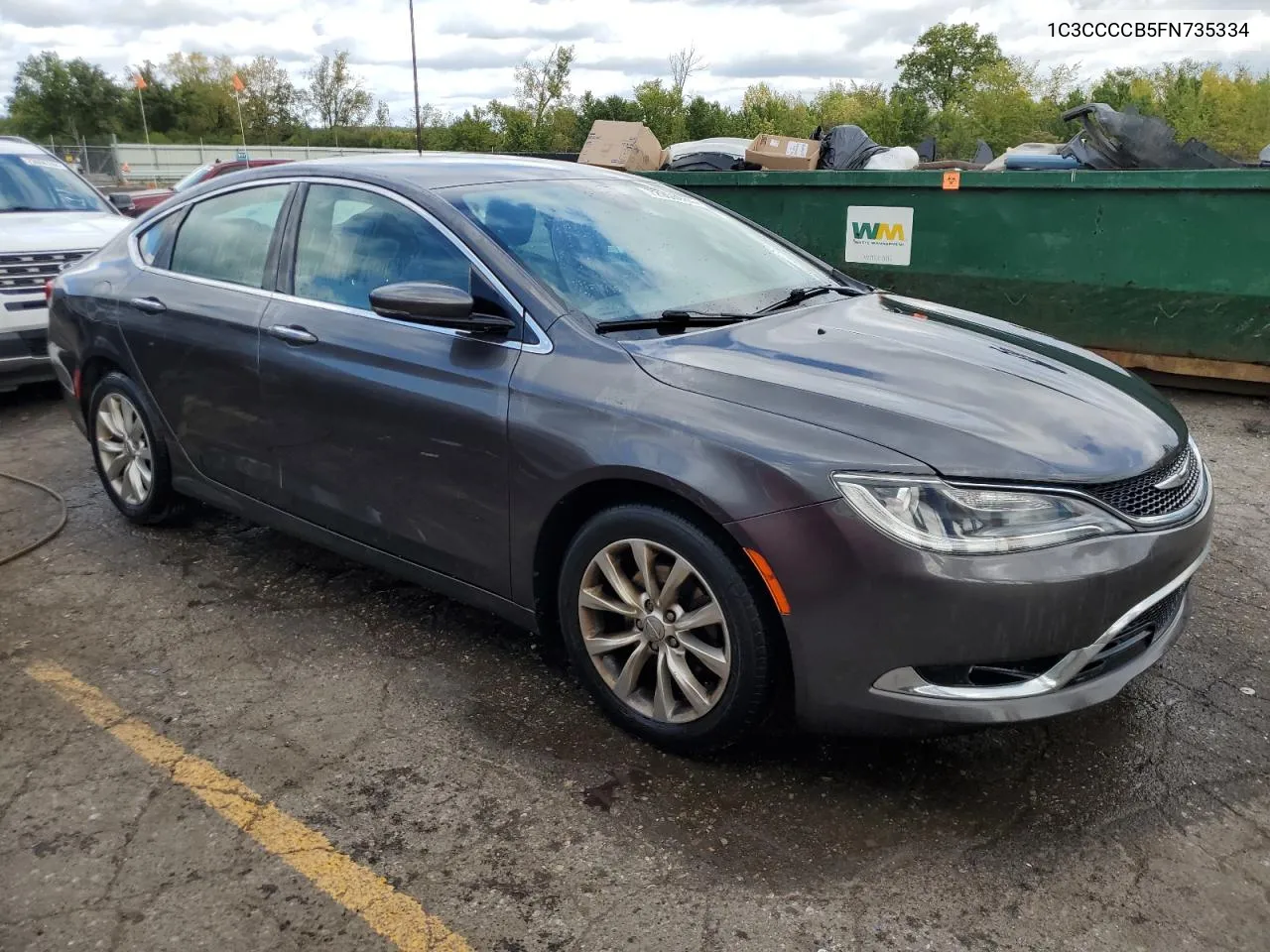 2015 Chrysler 200 C VIN: 1C3CCCCB5FN735334 Lot: 72908984