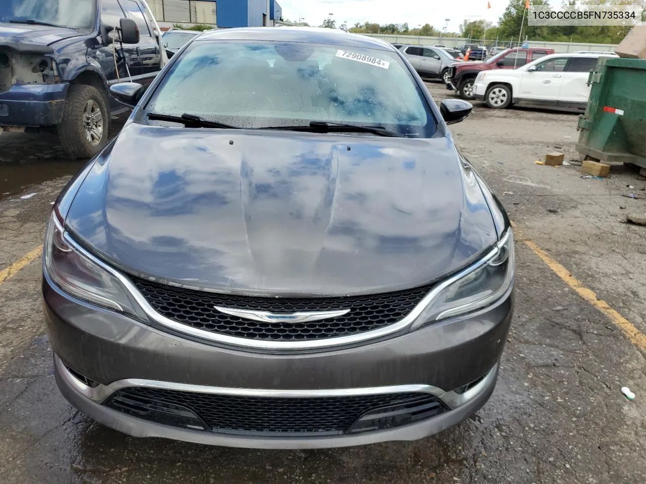 2015 Chrysler 200 C VIN: 1C3CCCCB5FN735334 Lot: 72908984