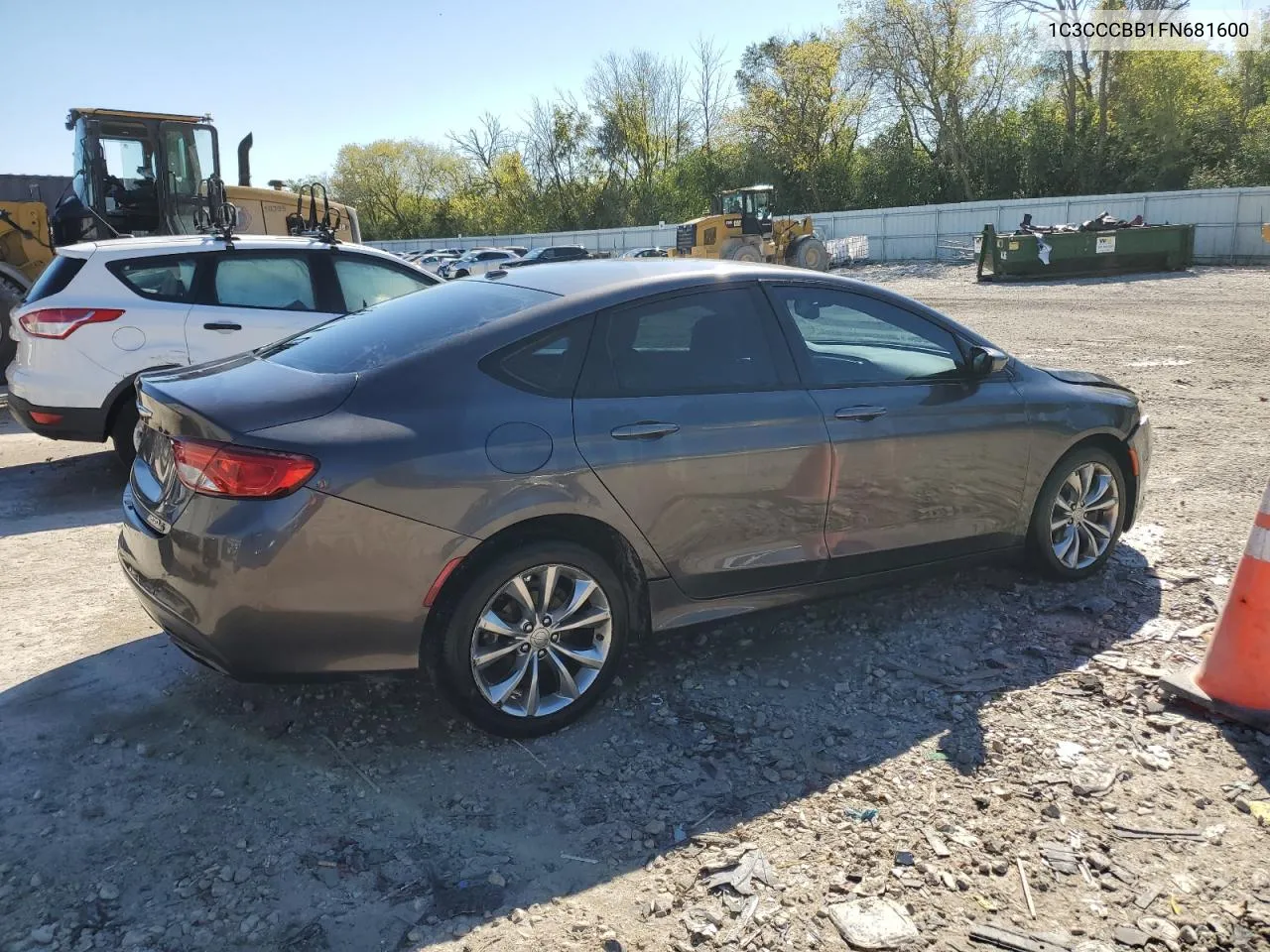 1C3CCCBB1FN681600 2015 Chrysler 200 S