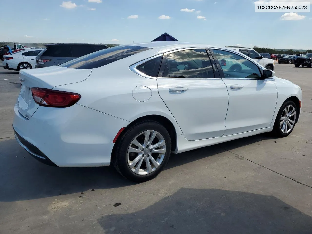 2015 Chrysler 200 Limited VIN: 1C3CCCAB7FN755023 Lot: 72970734