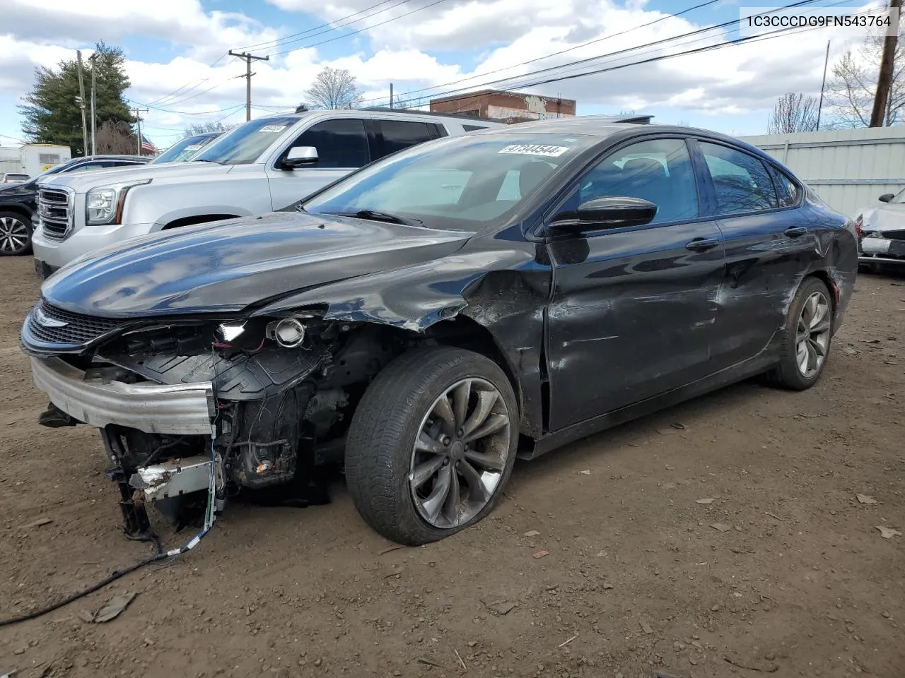 2015 Chrysler 200 S VIN: 1C3CCCDG9FN543764 Lot: 73012424