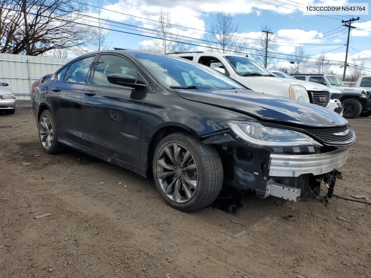 2015 Chrysler 200 S VIN: 1C3CCCDG9FN543764 Lot: 73012424