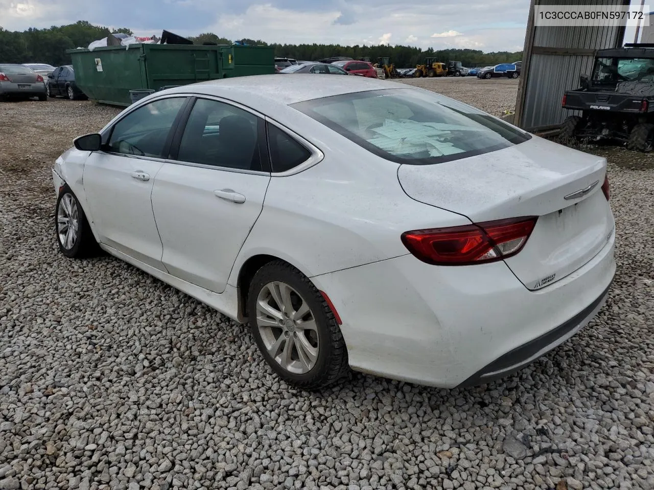 2015 Chrysler 200 Limited VIN: 1C3CCCAB0FN597172 Lot: 73066744