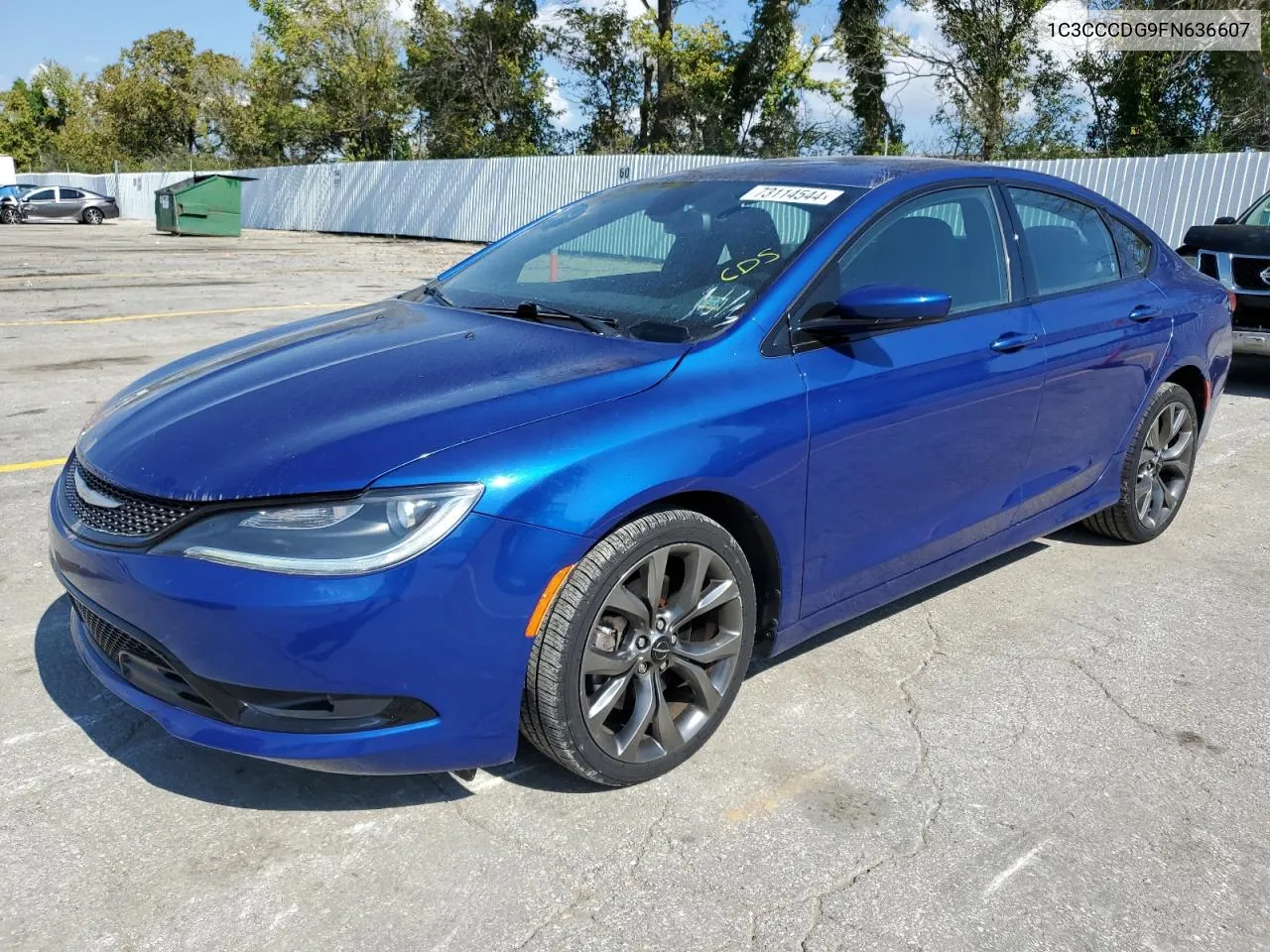 2015 Chrysler 200 S VIN: 1C3CCCDG9FN636607 Lot: 73114544