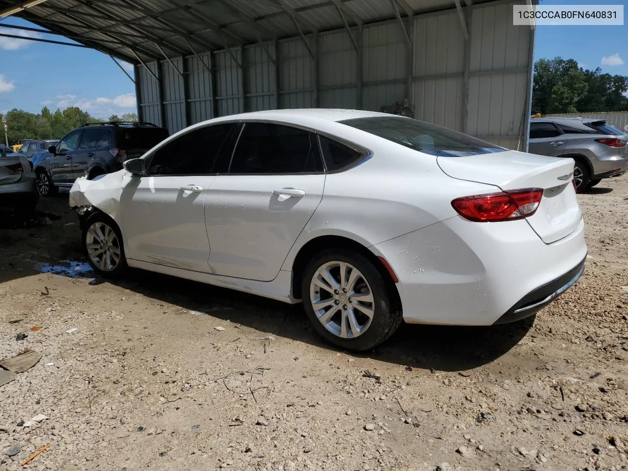 2015 Chrysler 200 Limited VIN: 1C3CCCAB0FN640831 Lot: 73202164