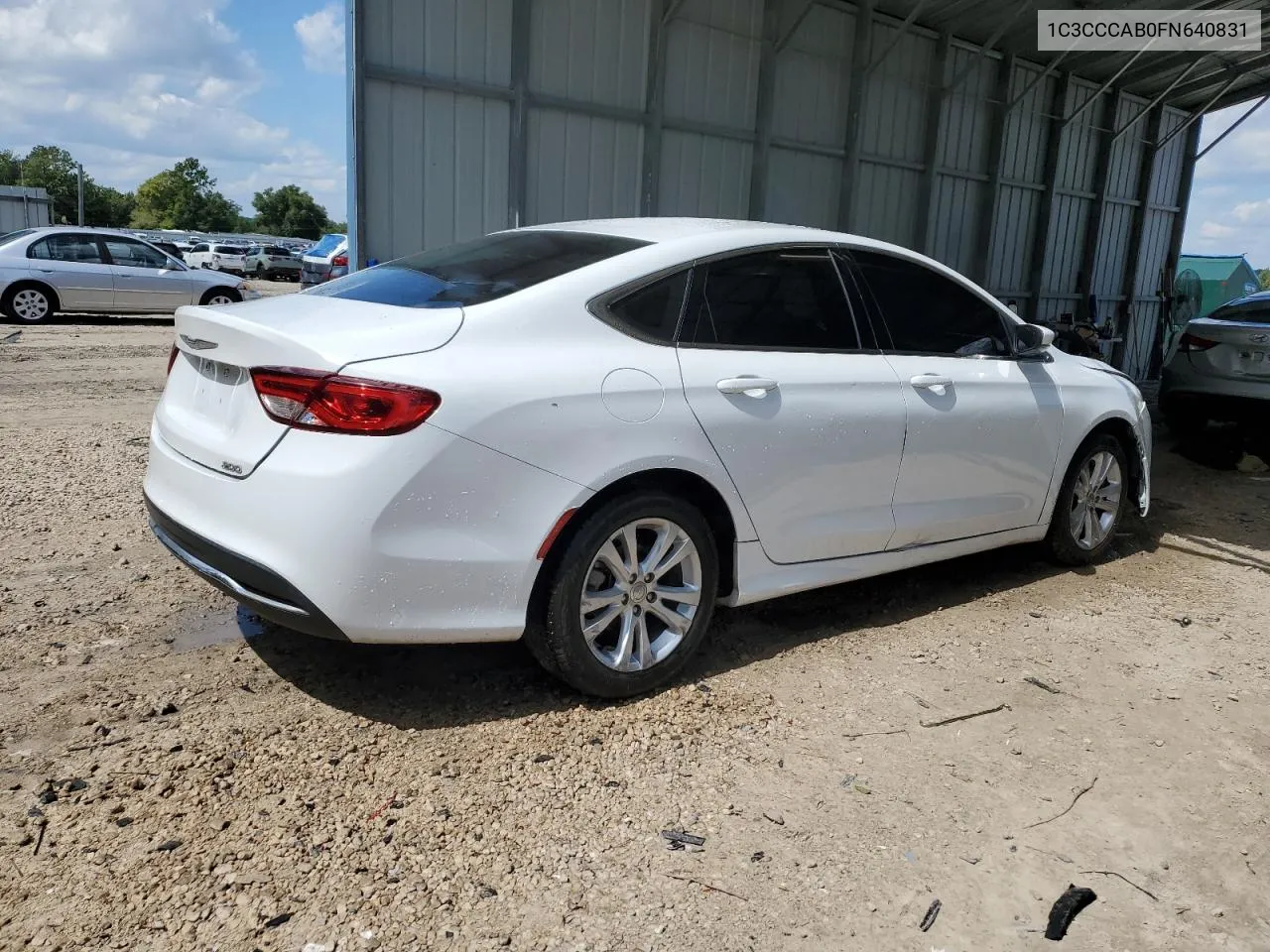 2015 Chrysler 200 Limited VIN: 1C3CCCAB0FN640831 Lot: 73202164