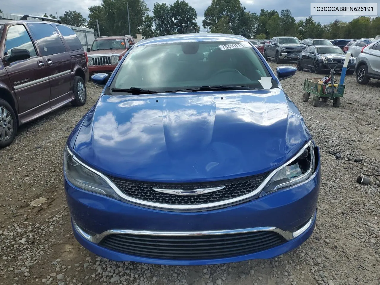 2015 Chrysler 200 Limited VIN: 1C3CCCAB8FN626191 Lot: 73210174