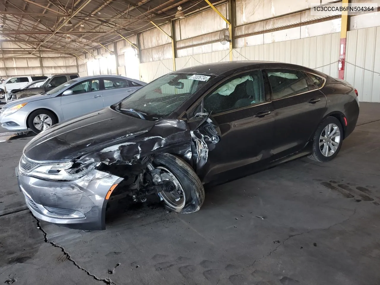 2015 Chrysler 200 Limited VIN: 1C3CCCAB6FN504364 Lot: 73326734