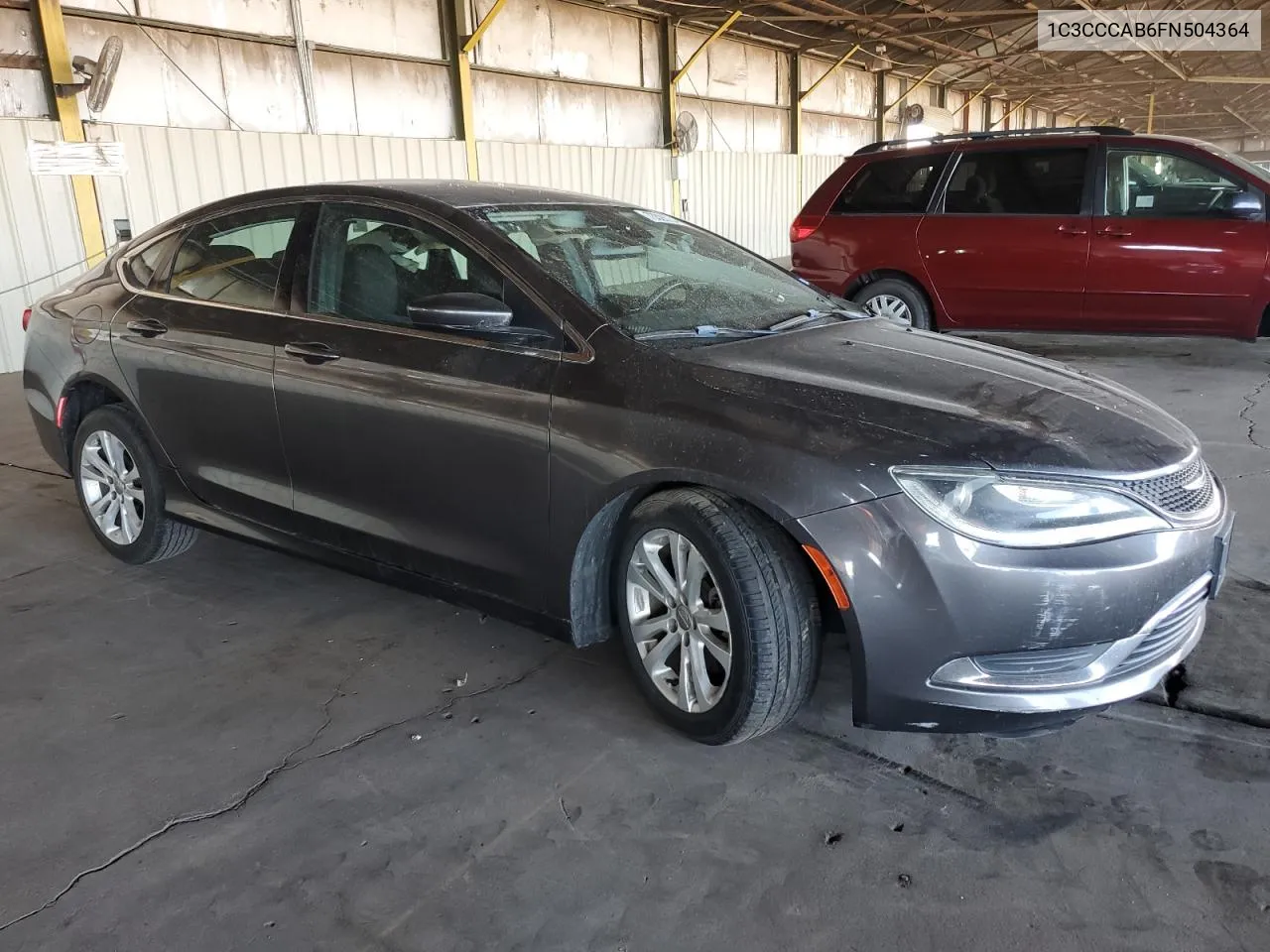 2015 Chrysler 200 Limited VIN: 1C3CCCAB6FN504364 Lot: 73326734