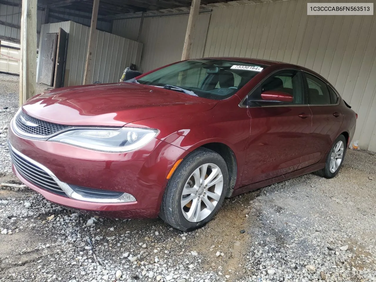 2015 Chrysler 200 Limited VIN: 1C3CCCAB6FN563513 Lot: 73330164