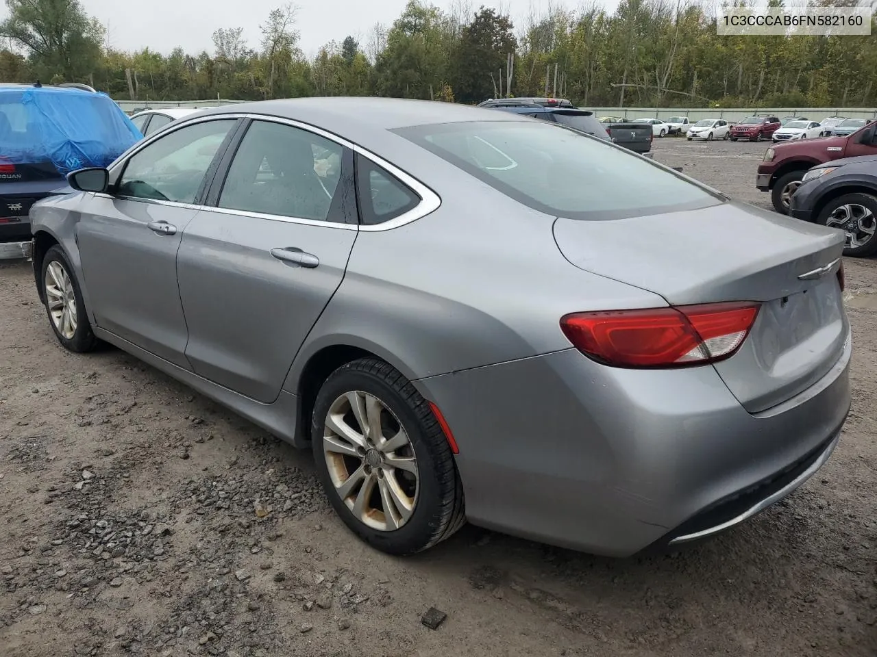 2015 Chrysler 200 Limited VIN: 1C3CCCAB6FN582160 Lot: 73458884