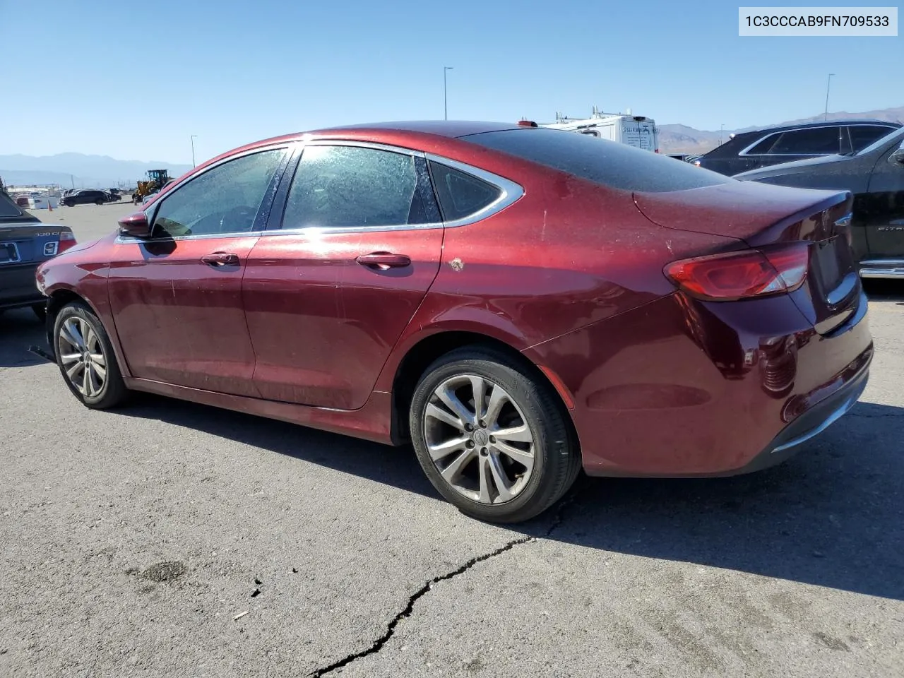 2015 Chrysler 200 Limited VIN: 1C3CCCAB9FN709533 Lot: 73495234