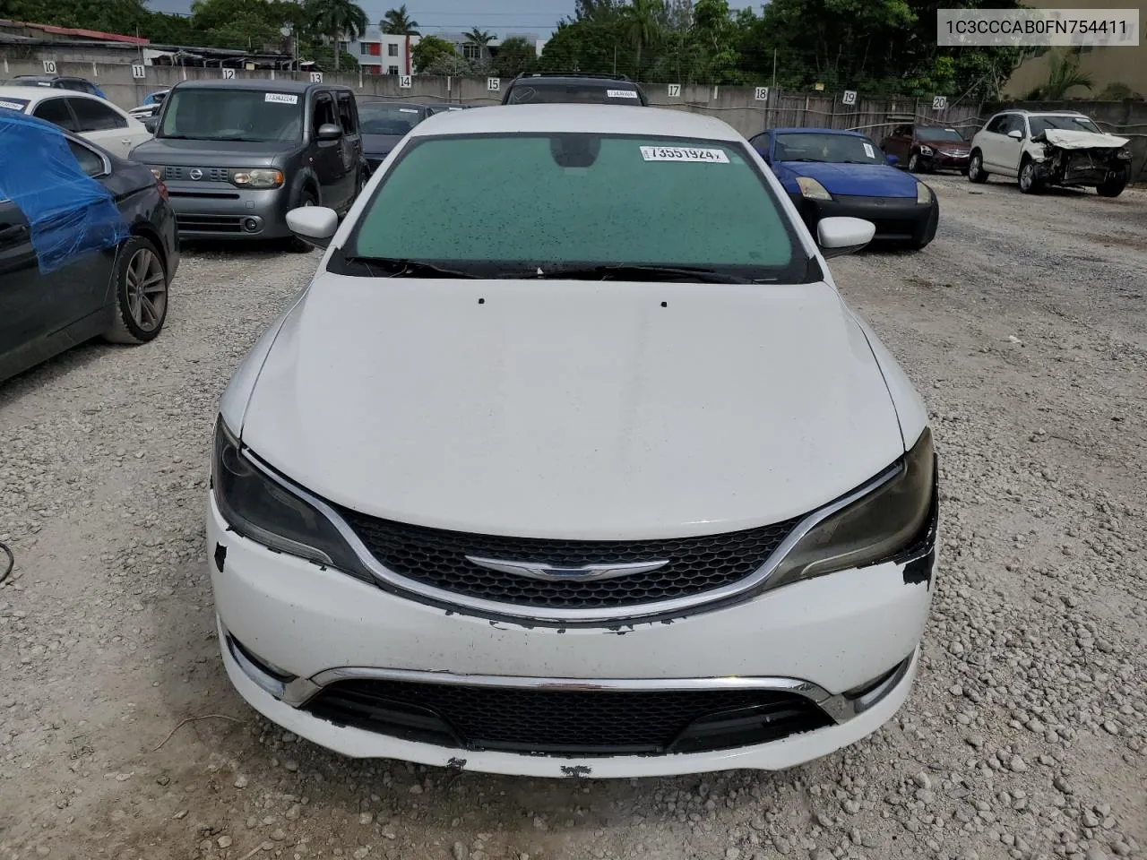 1C3CCCAB0FN754411 2015 Chrysler 200 Limited