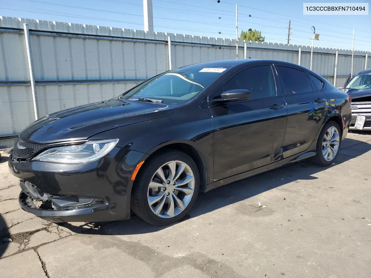 2015 Chrysler 200 S VIN: 1C3CCCBBXFN710494 Lot: 73572684