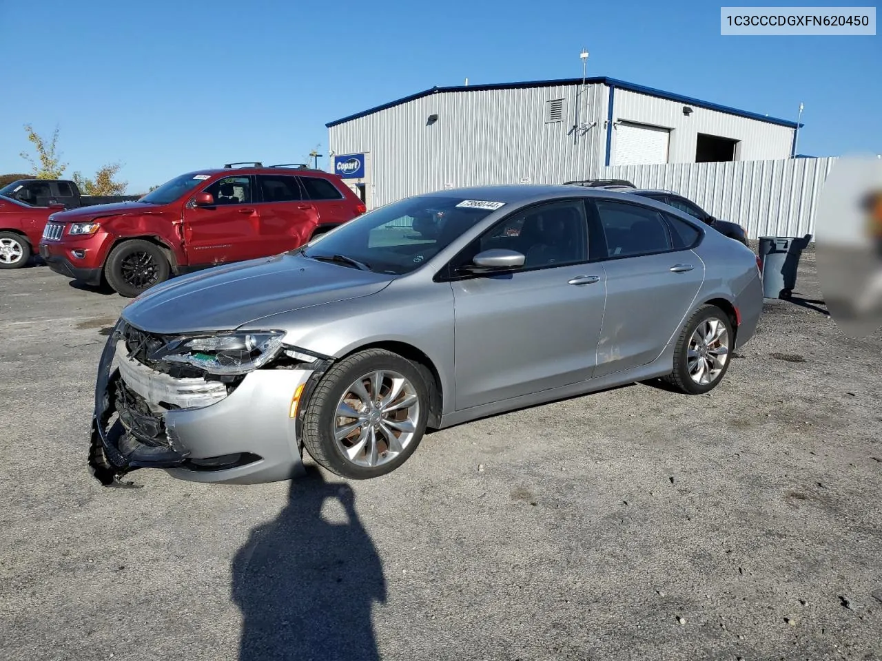 2015 Chrysler 200 S VIN: 1C3CCCDGXFN620450 Lot: 73580744