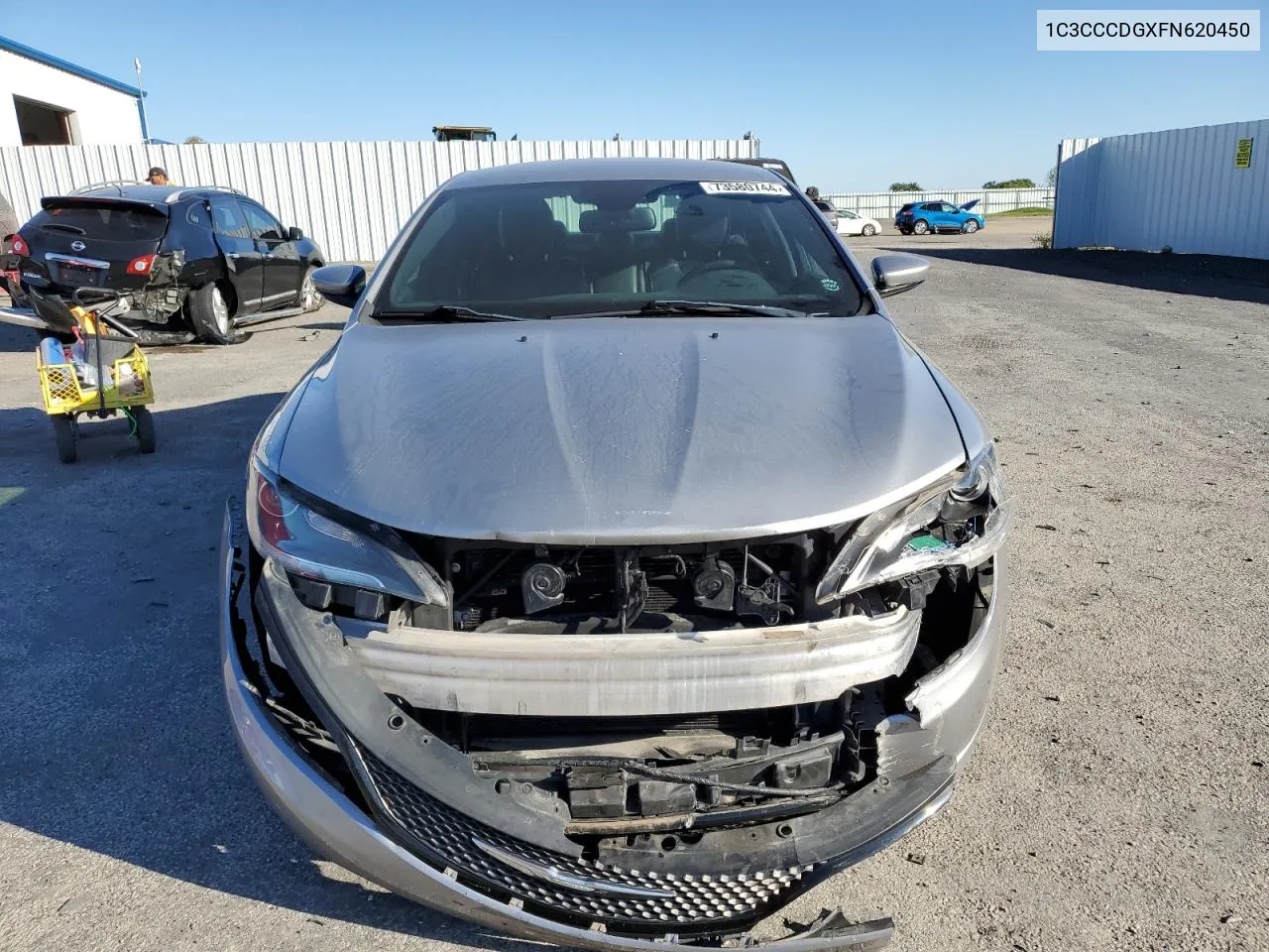 2015 Chrysler 200 S VIN: 1C3CCCDGXFN620450 Lot: 73580744