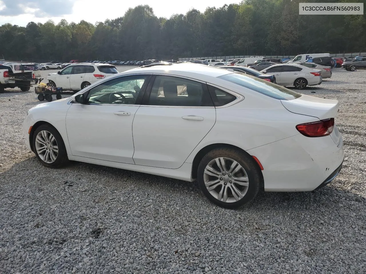 2015 Chrysler 200 Limited VIN: 1C3CCCAB6FN560983 Lot: 73841554